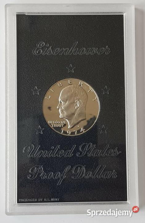 1974 S MINT USA EISENHOWER SILVER PROOF CASED mazowieckie Warszawa