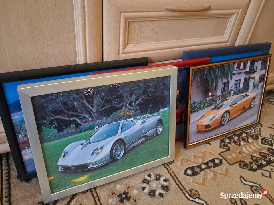 Obrazek szklony w drewnianej ramce Gdańsk