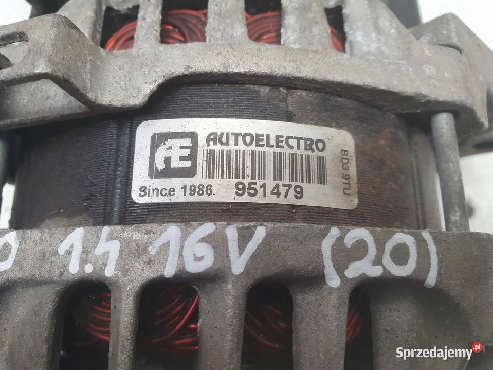 ALTERNATOR Hyundai I30 14 16V Alternator Układ elektryczny silnika Rudka