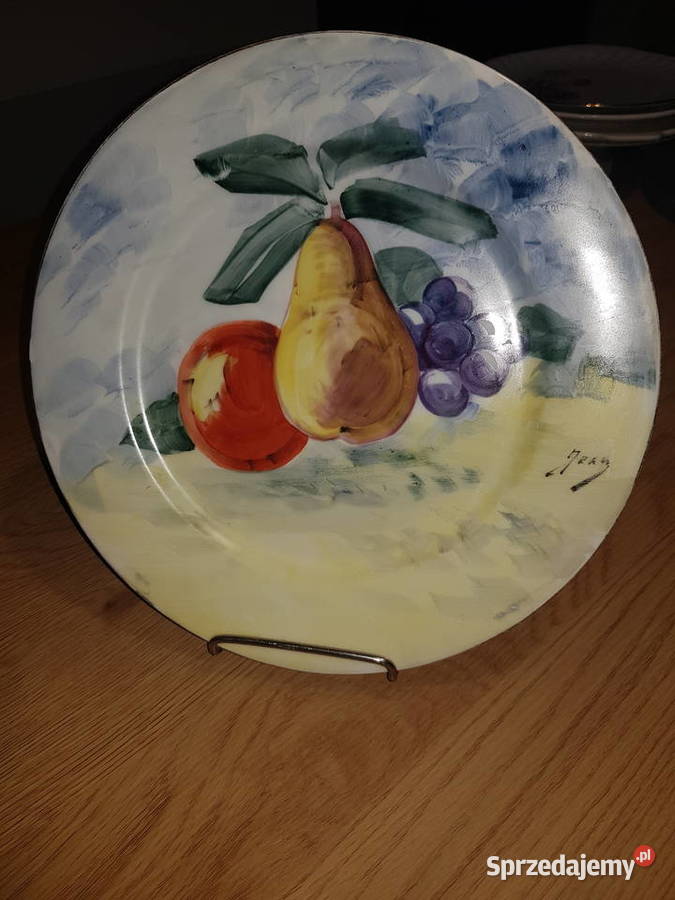 Talerz ozdobny porcelana francuska Limoges Wola Podłężna
