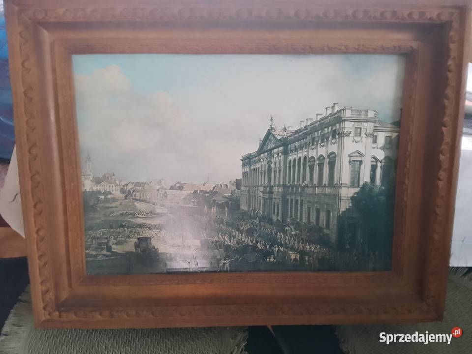 Obraz w GRUBEJ ramie PLAC KRASIŃSKICH Bełchatów