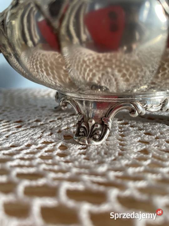 Srebro mlecznik secesja XX wiek Antyki