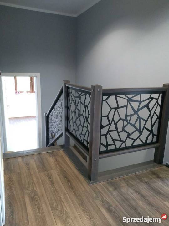 Balustrada drewniano metalowa wycinana świętokrzyskie Kielce