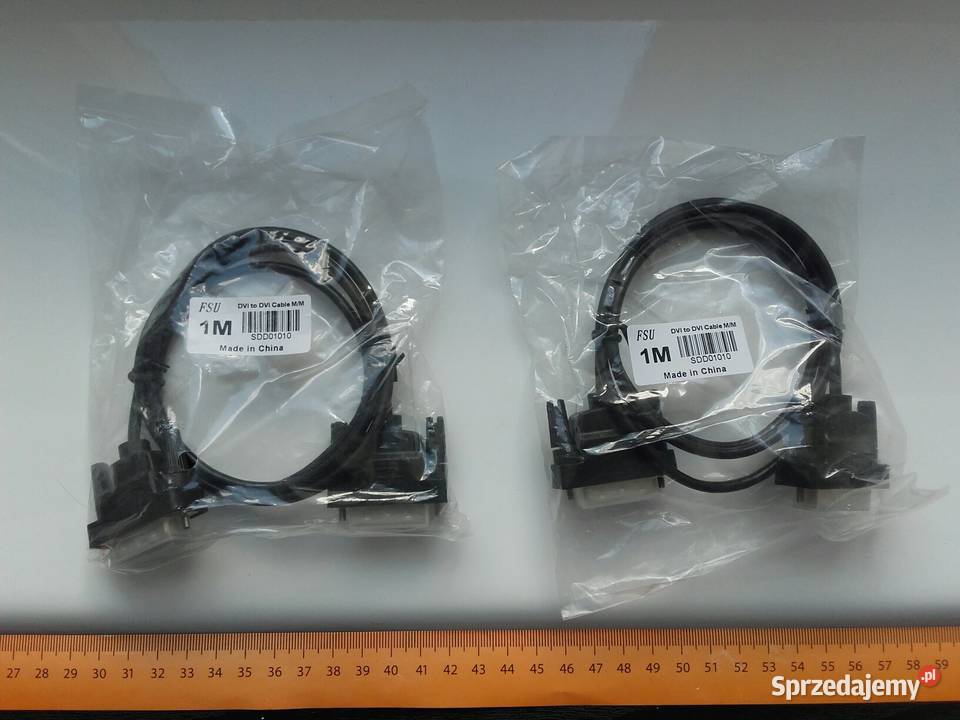 Kabel DVIDVI 1m kolor czarny NOWY w woreczku 241 Bydgoszcz