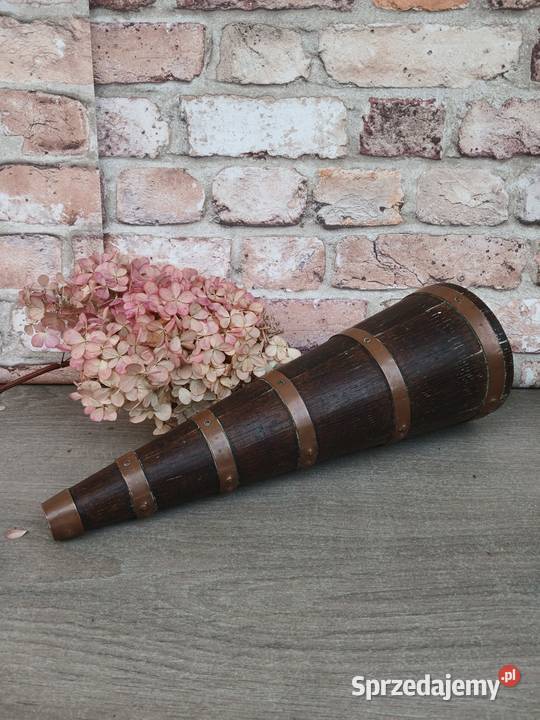 Stara drewniana butelka na wino francuska mazowieckie Warszawa sprzedam
