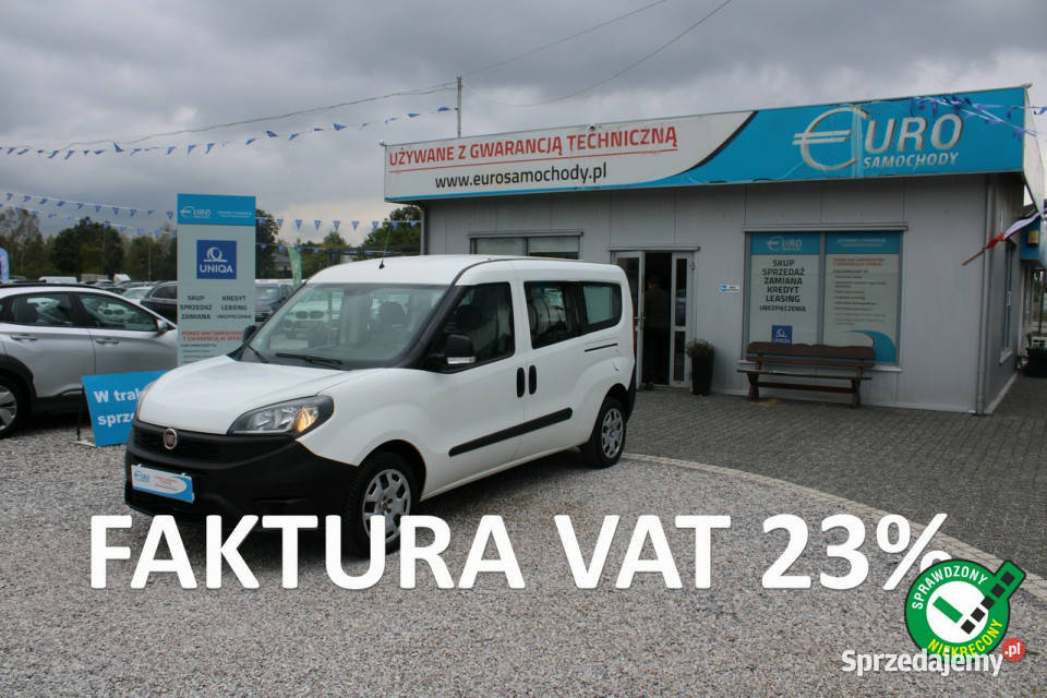 Fiat Doblo L2 MAXI Salon Polska netto 26747PLN diesel Warszawa