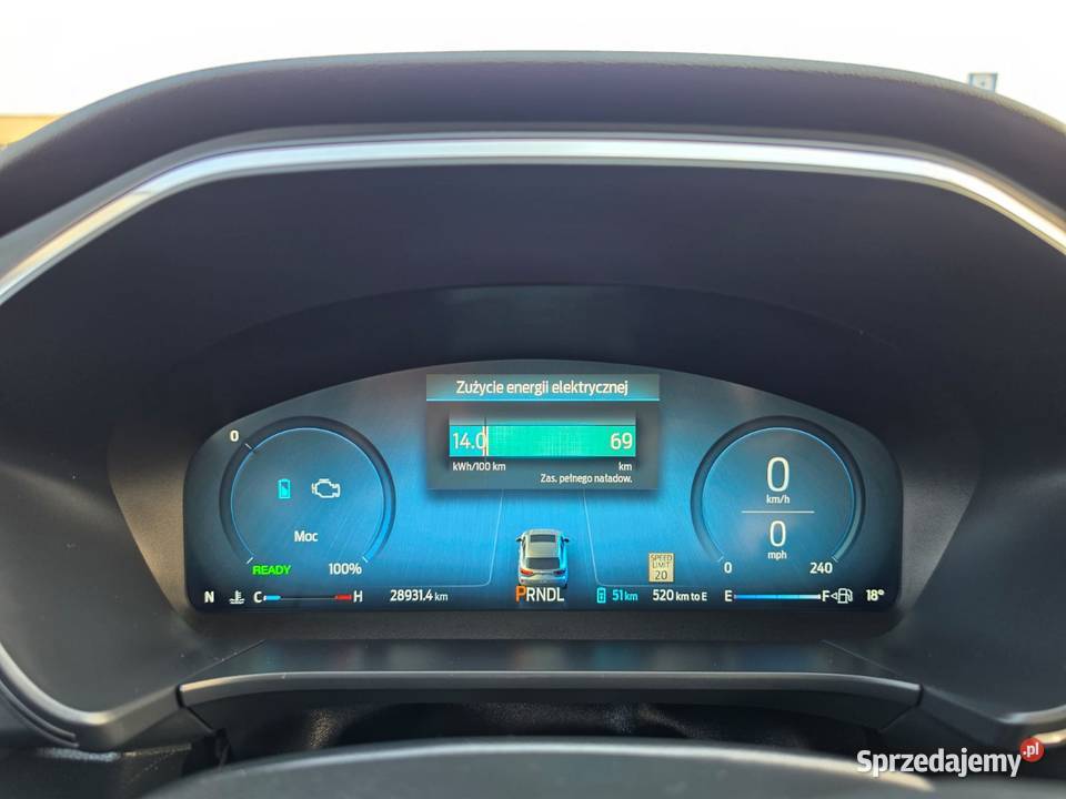 FORD ESCAPEKUGA 25 HYBRYDA PLUG IN 2023 elektryczne lusterka Escape podlaskie Białystok