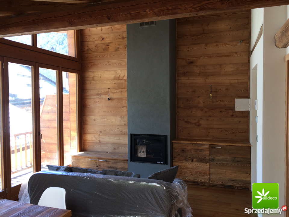 Stare drewnoniebanalny pomysł na wystrój wnętrz odcienie brązowego sprzedam