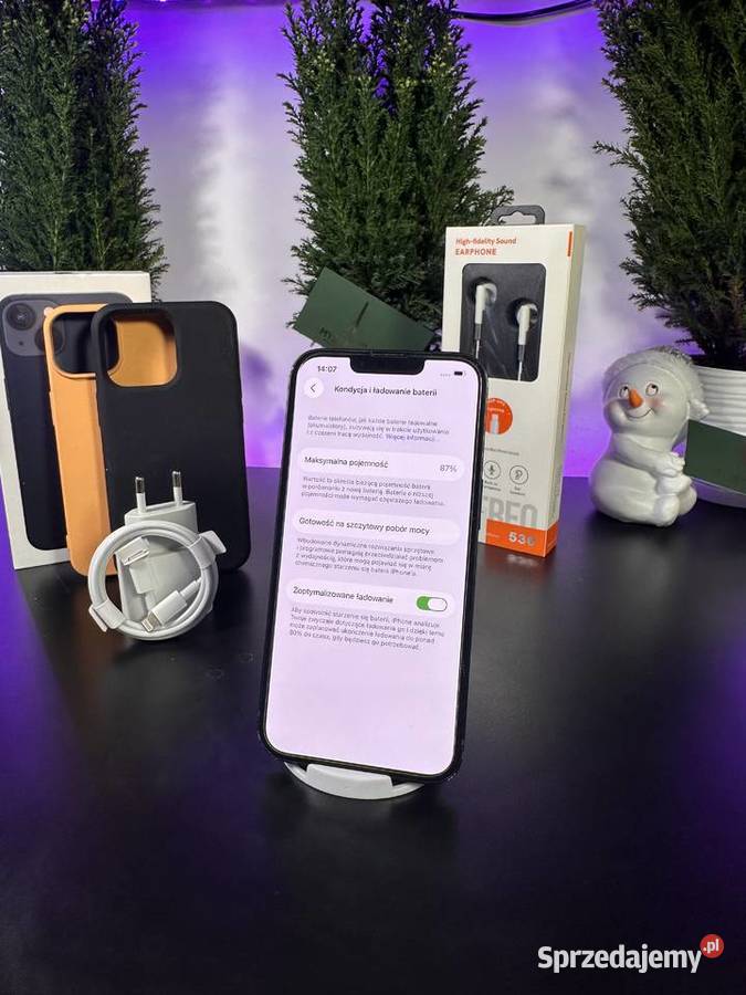 Apple iPhone 13 128GB Bateria 87 Stan Idealny Apple / iPhone Warszawa