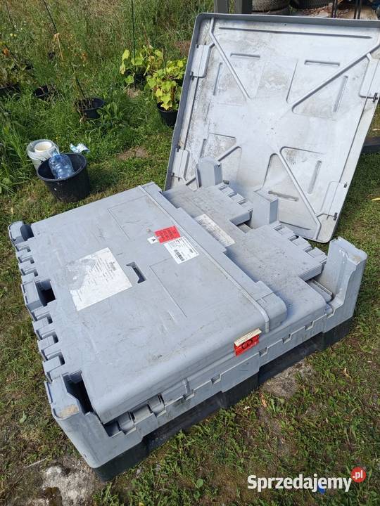 Skrzyniopaleta BIG BOX składany plastikowy 1000 Magazynowanie mazowieckie