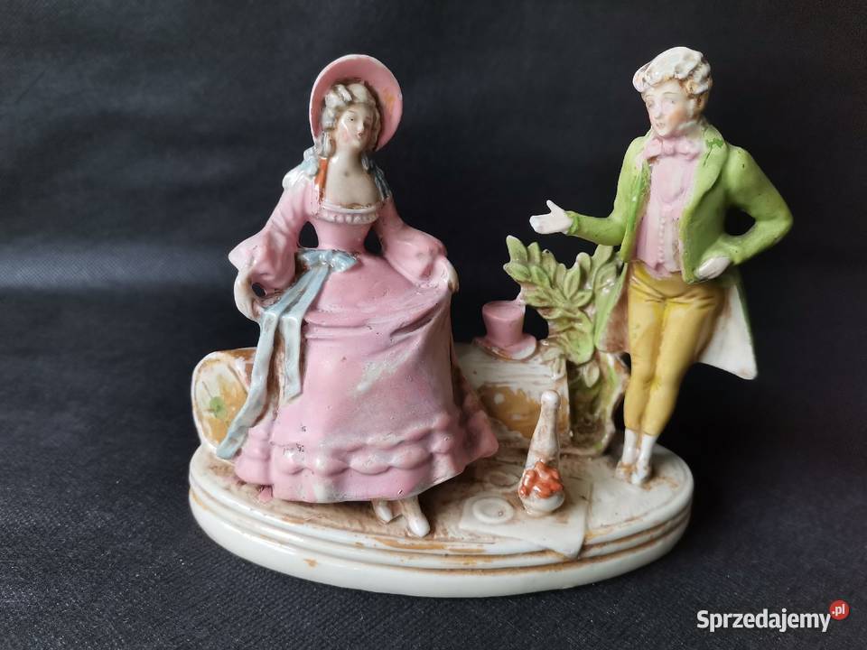 Stara przedwojenna figurka porcelanowa Porcelana i szkło Katowice