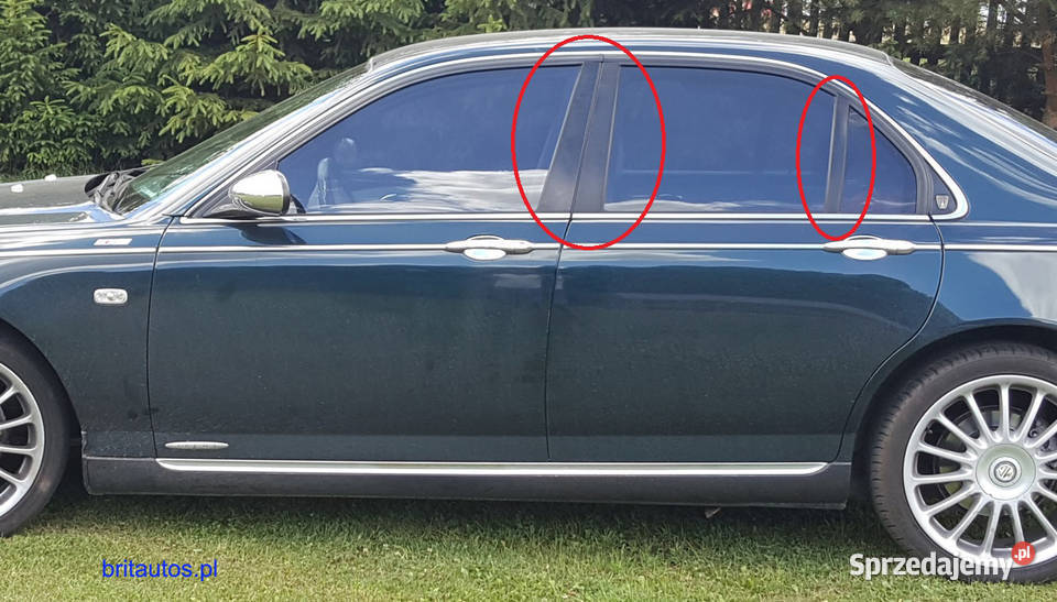 ROVER 75 MG ZT LISTWY SŁUPKA DRZWI ZESTAW NOWE Poznań