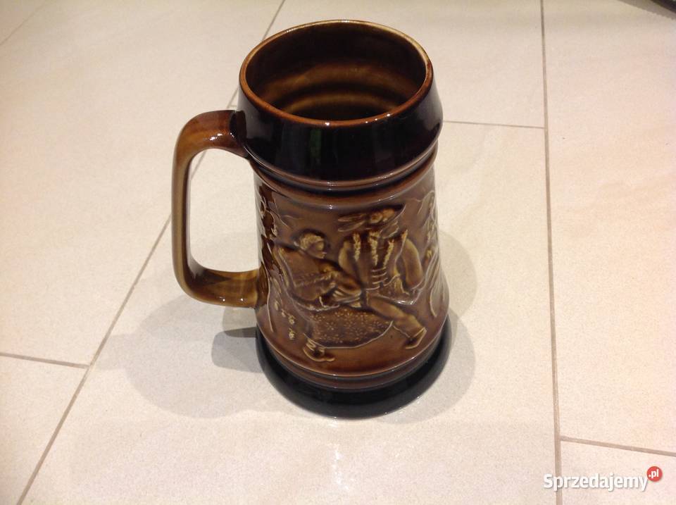 Stary Kufel Ceramiczny TUŁOWICE Sygnowany Nowa Sól sprzedam