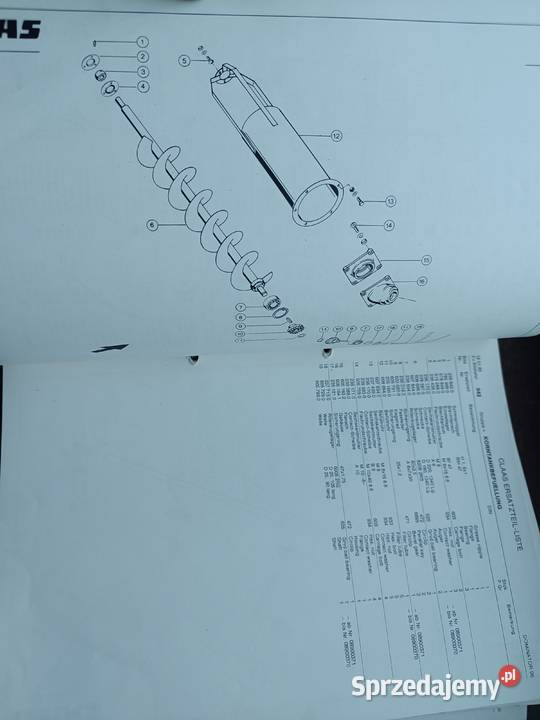 Katalog części Claas Dominator 86 96 itp Zbożowe łódzkie