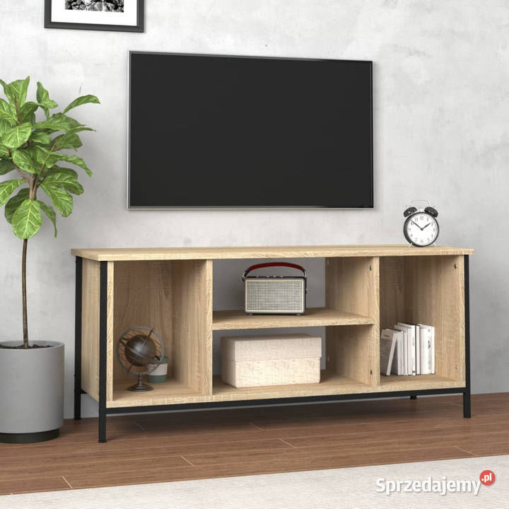 Szafka pod TV dąb sonoma 102x35x45 materiał Warszawa