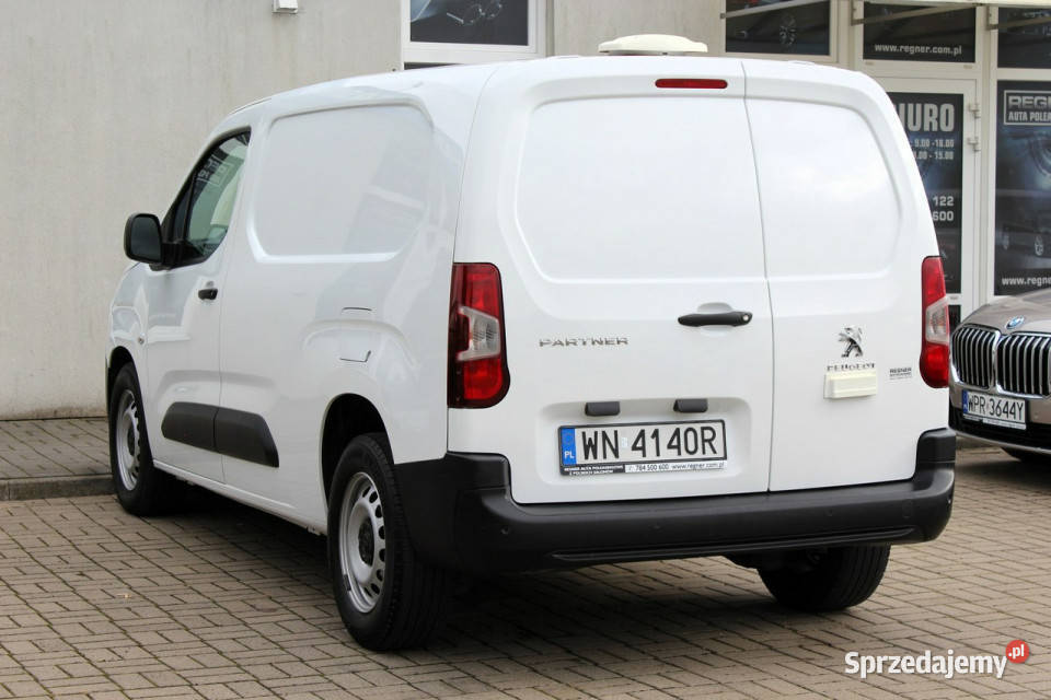 Peugeot Partner Premium Długi SalonPL FV23 immobilizer Peugeot Sokołów