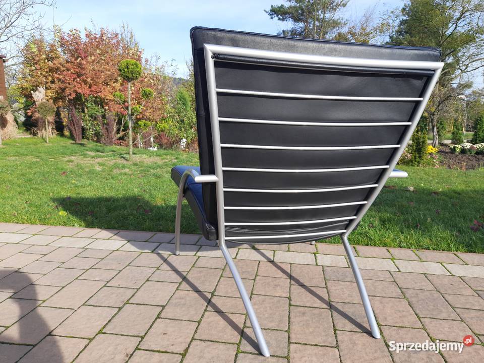 designerski fotel Harvink skóra Strzelno sprzedam