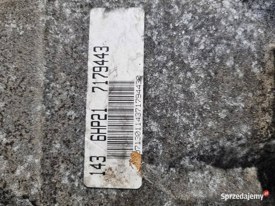 SKRZYNIA BIEGÓW 7576180 6HP21 BMW E87 E91 E91 18 Skrzynie biegów manualne Chełm