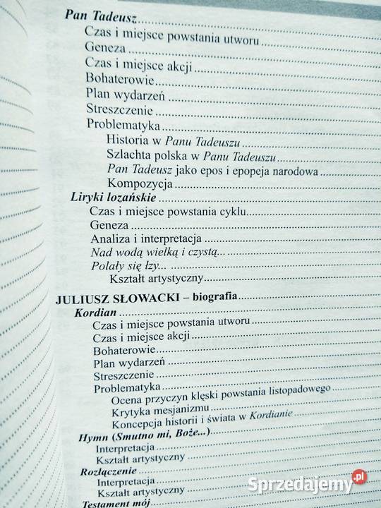 Romantyzm pozytywizm Młoda Polska outlet używane Warszawa