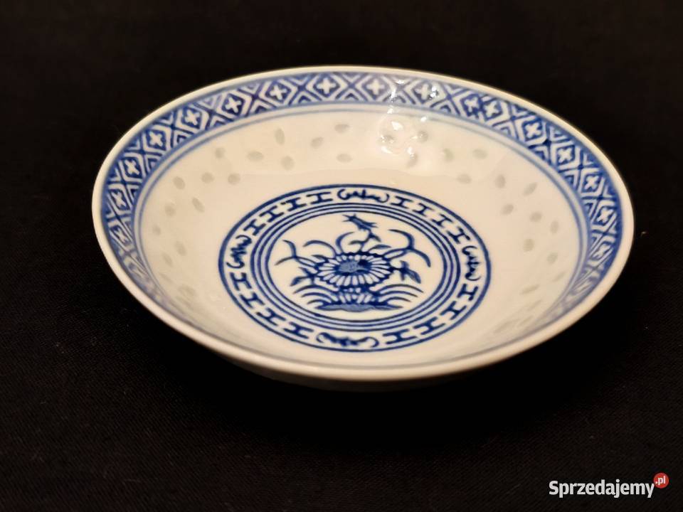 Salaterka głęboka porcelany chińskiej Chełm