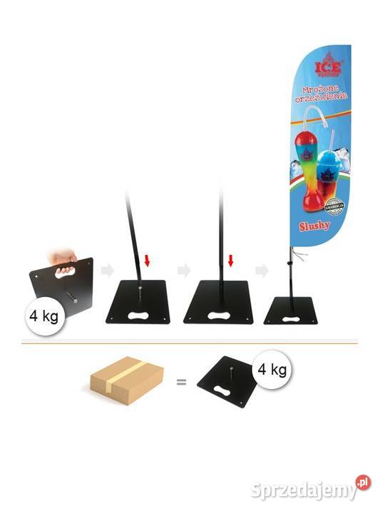 Podstawa do flagi winder maszt beach flaga 4 30 Gastronomia Sandomierz sprzedam