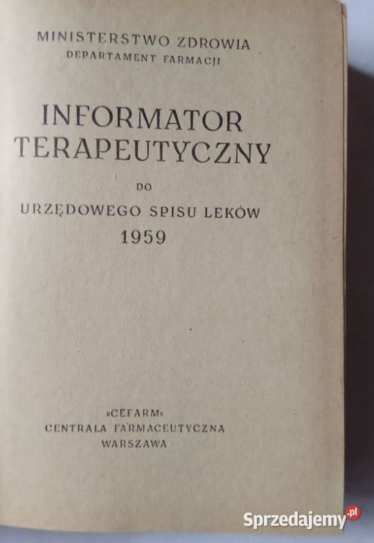 Informator Terapeutyczny do urzędowego spisu Łódź