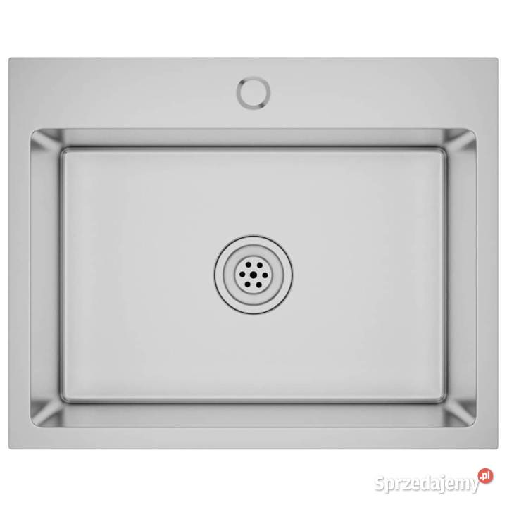 vidaXL Ręcznie robiony zlew kuchenny stal Warszawa