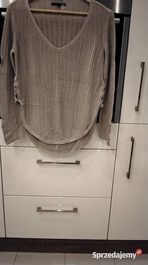 Sweter Ażurowy Beżowy Damski Tally Weijl S j Odzież damska Nowa Sól
