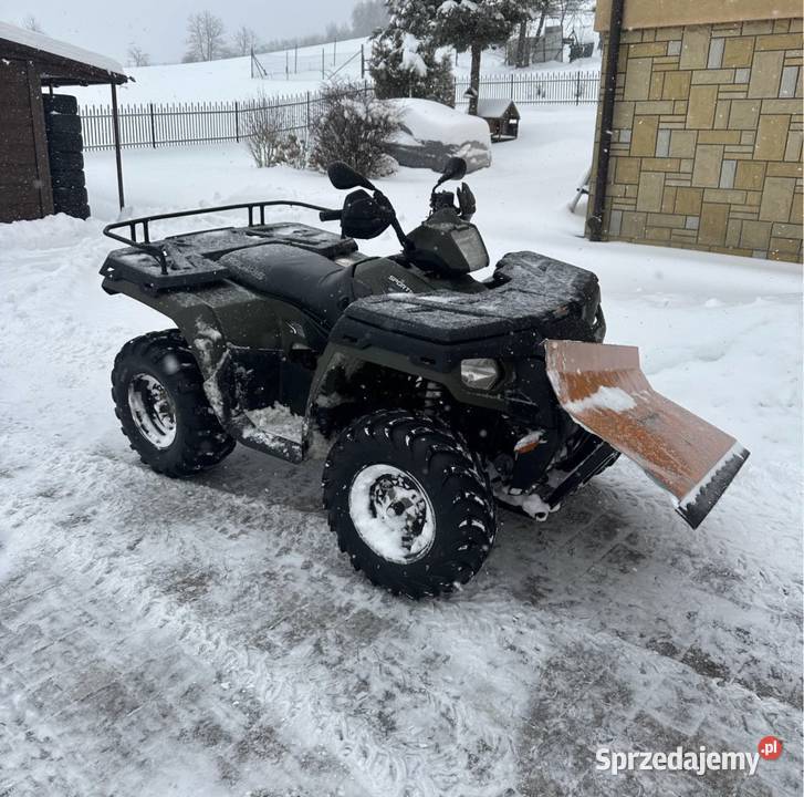 Quad Polaris 500 3 2012r pług 4x4 Strzegocice