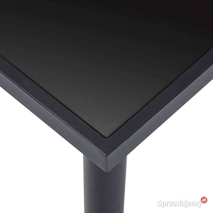 Stół jadalniany czarny 140 x 70 x 75 hartowane Warszawa sprzedam