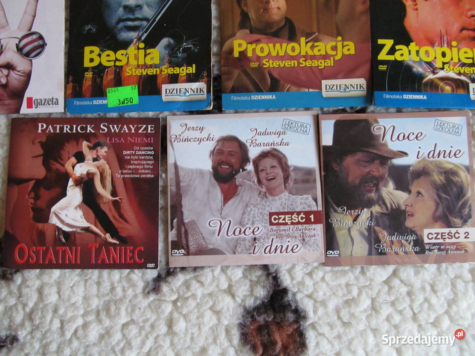 Płyty DVD z filmami zestaw 13 nowe Lublin sprzedam