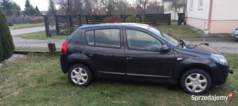 Dacia Sandero 14 LPG ZATARTY SILNIK uszkodzony Krępiec