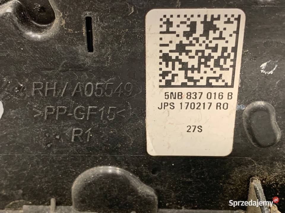 ZAMEK DRZWI PRAWY PRZÓD VW TIGUAN SUV 5NB837016B osobowe