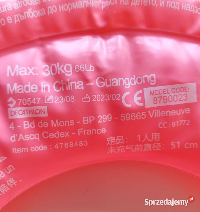 Nowe pompowane kółko basenowe 36 lat Nabaiji śląskie Katowice