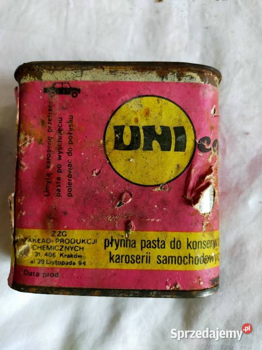 Pasta do karoserii PRL Połczyn-Zdrój