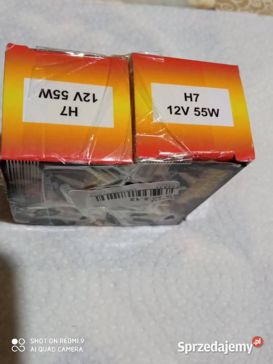 Żarówki 12V H7 55 Watt tęcza Posługowo