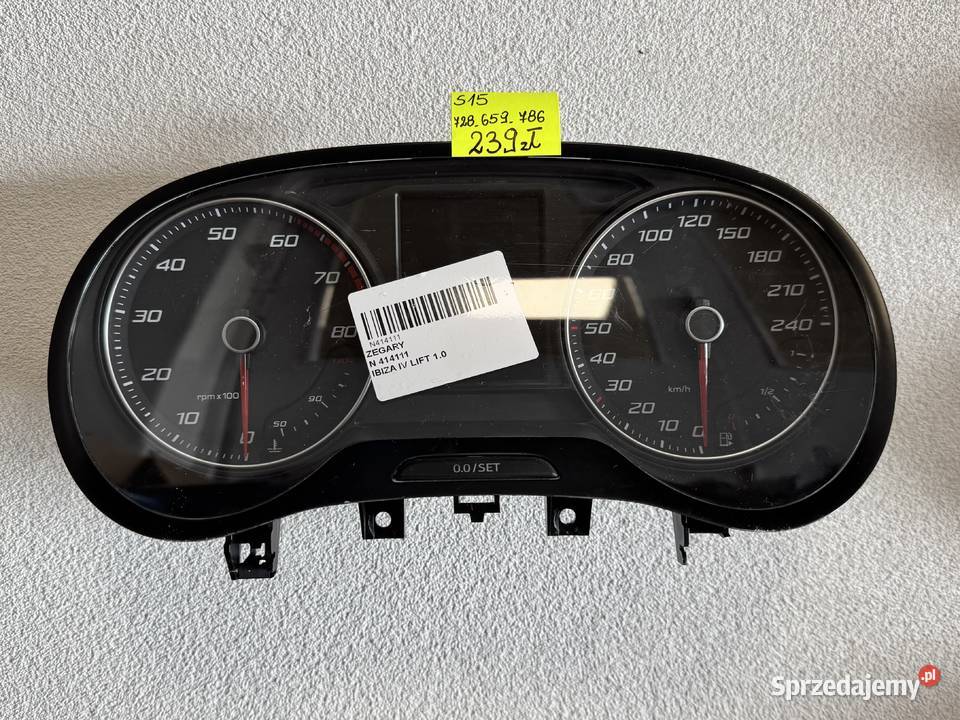 LICZNIK ZEGARY 6P0920740A SEAT IBIZA IV 6J LIFT mazowieckie sprzedam