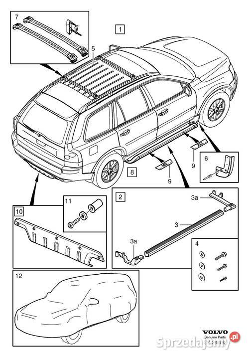 VOLVO XC90 podwojny dyfuzor dokladka spoiler Gadgety motoryzacyjne Bielany Wrocławskie
