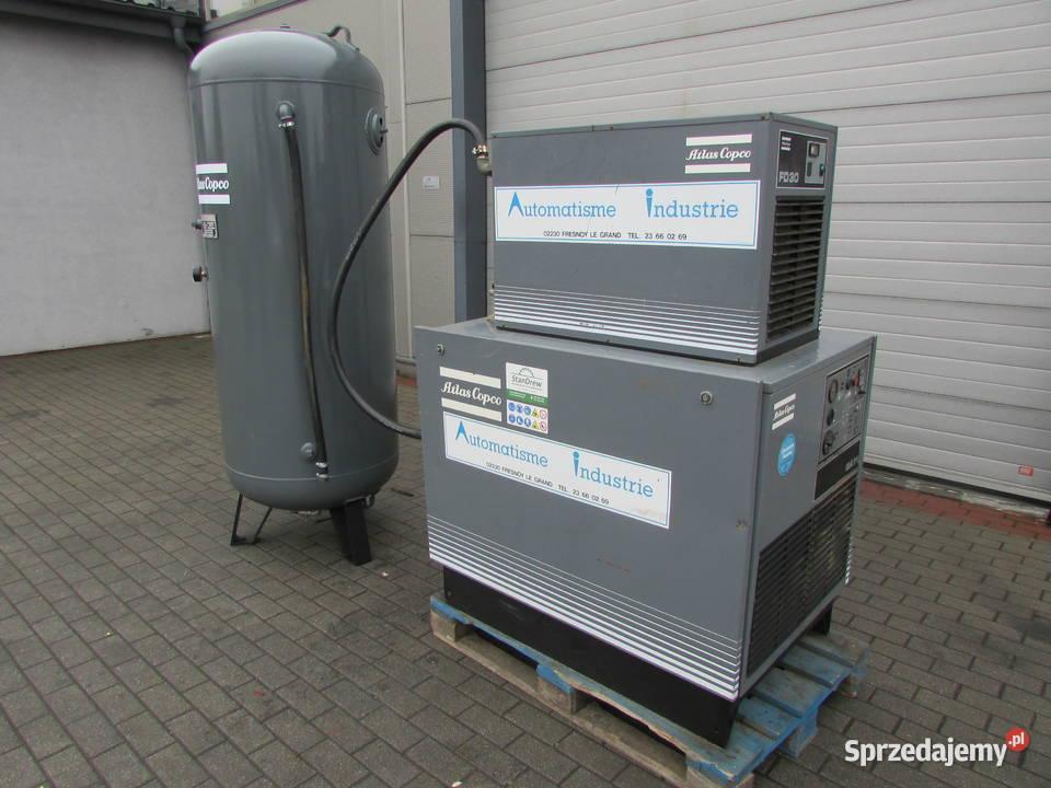 Sprężarka Atlas Copco GA 11 StanDrew pomorskie Mojusz