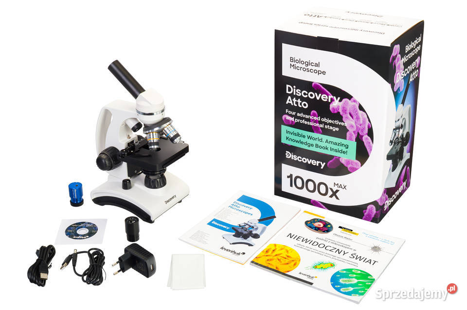 Mikroskop cyfrowy Levenhuk Discovery Atto Polar Warszawa