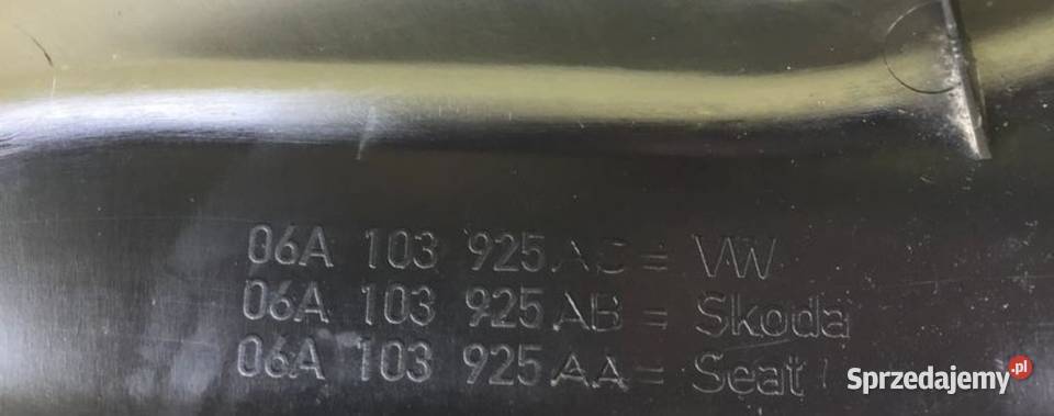 GÓRNA OSŁONA POKRYWA SILNIKA 16 SR VW GOLF IV VW Działoszyce