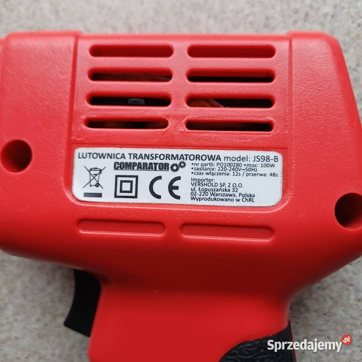 Lutownica transformatorowa JS98B Sieradz