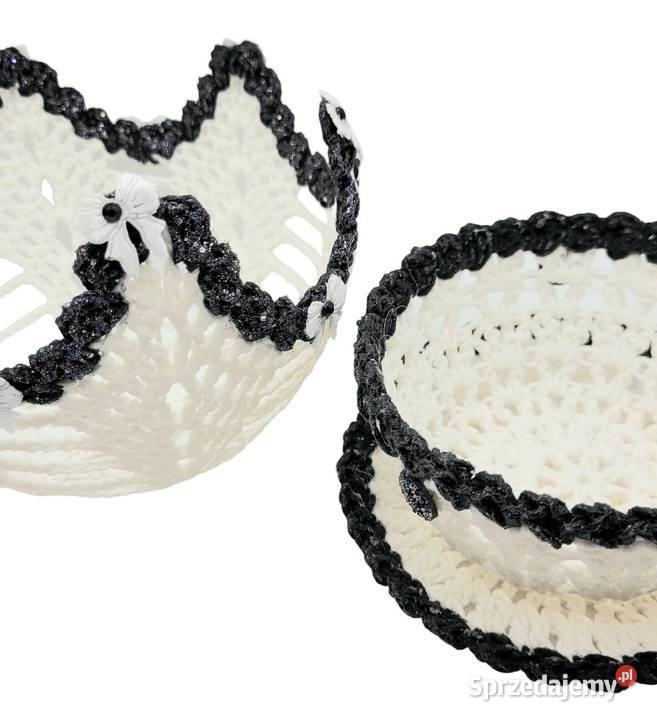 Zestaw miseczka z filiżanką ręcznie wykonane inny kolor małopolskie Krzywaczka