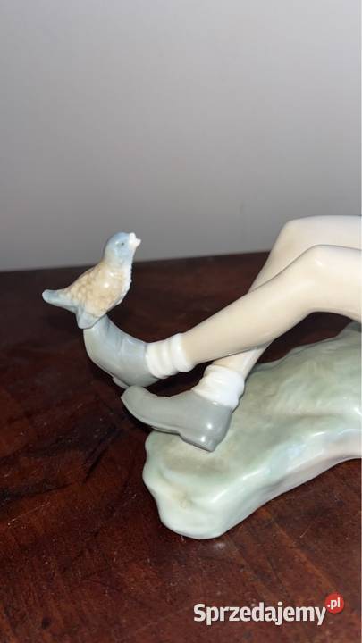 Figurka Lladro Chłopca z ptakiem Hand Made in