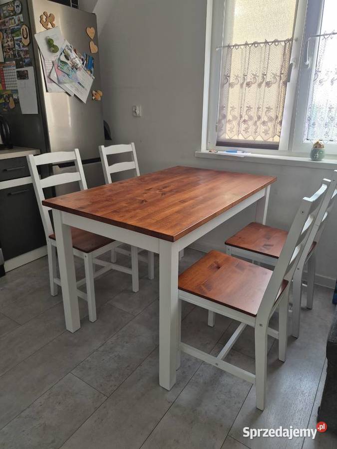 Stół i krzesła Miejska Górka