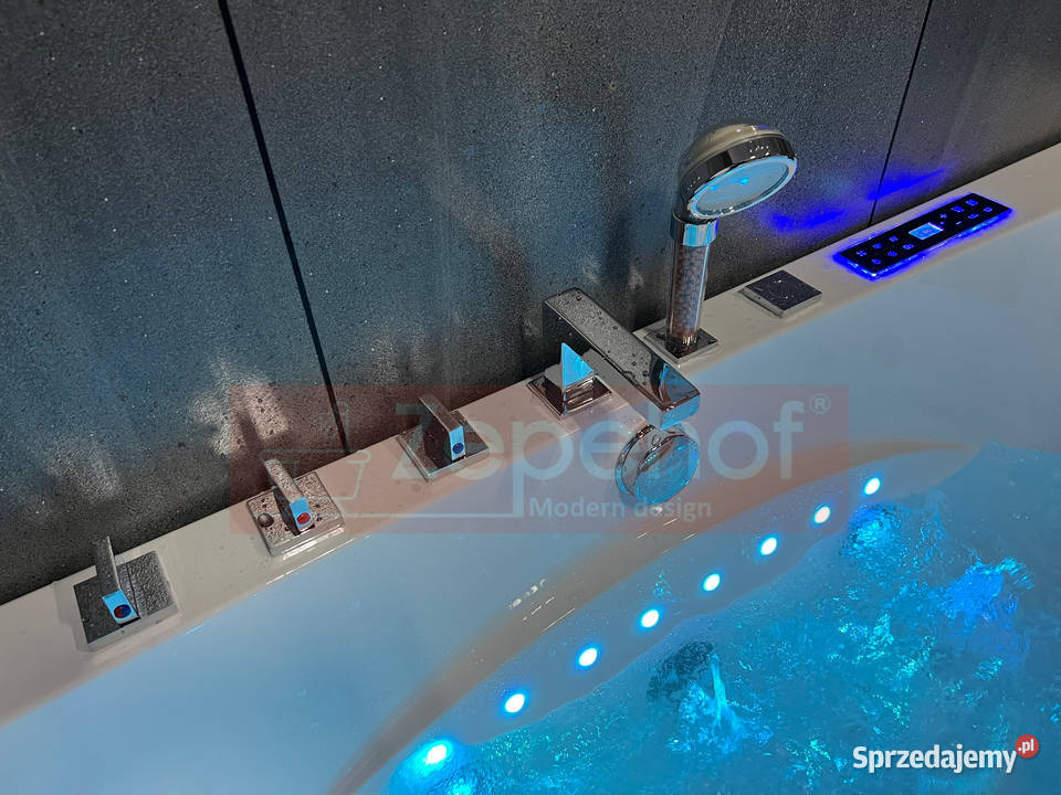 Wanna z hydromasażem C510 prostokątna Grabówka