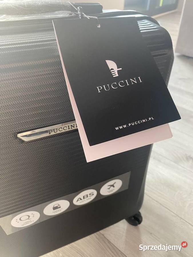 Walizka Puccini czarna Wodzisław Śląski