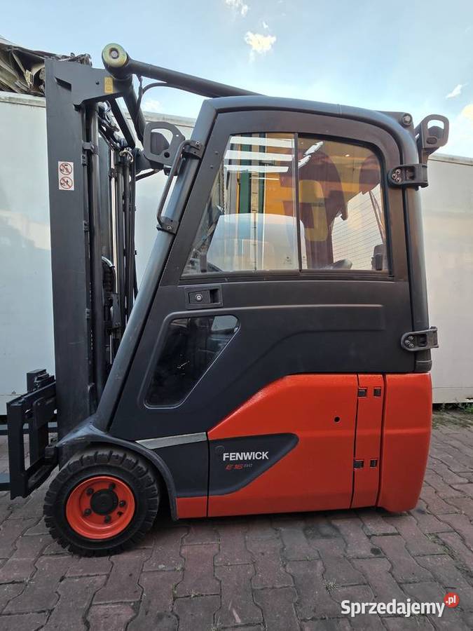 Wózek widłowy elektr Linde E16 Triplex pełna Linde