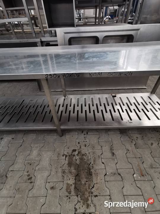 Stół roboczy 290x70x85 z zlewem 50x40x24 Krotoszyn