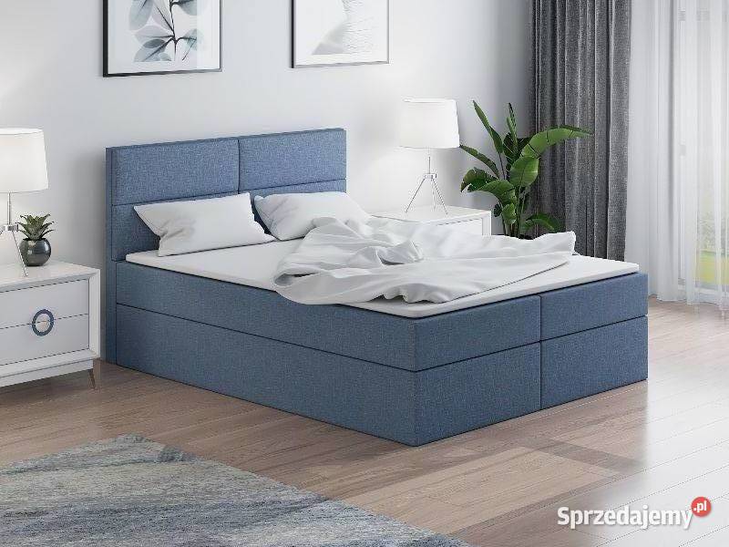 HIT łóżko TREVISO kontynentalne 160x200 +materace+pojemniki